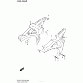 Схема вузла: Нижня панель для Suzuki SFV650 Gladius