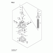 Схема узла: Карбюратор для Suzuki TF125