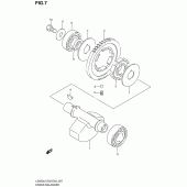 Схема вузла: Балансувальний вал Suzuki LS650 Boulevard S40