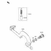 Схема вузла: Лапка гальма для Suzuki RM-Z250
