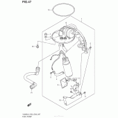 Схема узла: Топливный насос для Suzuki VL800 Boulevard C50T