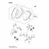 Схема вузла: Задній ліхтар (Стоп-сигнал) (Vl800cl1 e28) для Suzuki VL800 Boulevard C50T