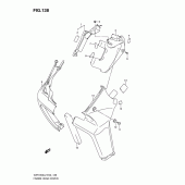 Схема узла: Верхняя накладка рамы (Vzr1800l2 e24) для Suzuki VZR1800 Intruder M1800R/ Boulevard M109R