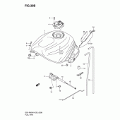 Схема вузла: Паливний бак (Gsx-R600XK5) для Suzuki GSX-R600