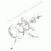 Схема вузла: Фара для Suzuki VS800 Intruder 800
