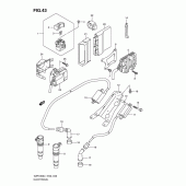 Схема вузла: Електрообладнання (Vzr1800zl1 e19) ​​для Suzuki VZR1800 Intruder M1800R/ Boulevard M109R