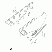 Схема вузла: Бічні панелі (Model k1) для Suzuki DR125