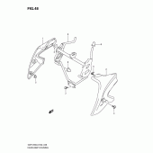 Схема вузла: Накладка фари для Suzuki GSF1250 Bandit