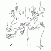 Схема вузла: Електропроводка для Suzuki DR650 DR650RE