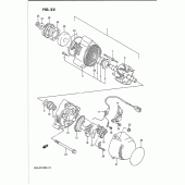 Схема вузла: Генератор для Suzuki GSX-R1100