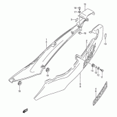 Схема вузла: Бічні панелі (Model r/s/t) для Suzuki GS500