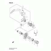 Схема вузла: Кікстартер для Suzuki RM-Z450