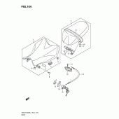 Схема узла: Сиденье для Suzuki GSX-R1000