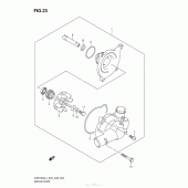 Схема вузла: Водяний насос Suzuki VZR1800 Boulevard M109R