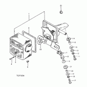 Схема вузла: Задній ліхтар (Стоп-сигнал) (E22) для Suzuki TS250