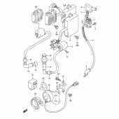 Схема узла: Электрооборудование для Suzuki DR800