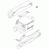 Схема вузла: Акумулятор для Suzuki RV125