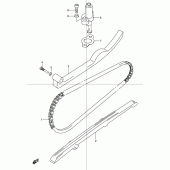 Схема узла: Цепь ГРМ & Натяжитель & Успокоитель для Suzuki UC150 Epicuro