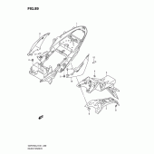 Схема узла: Заднее крыло (Gsr750uel2 e21) для Suzuki GSR750