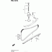 Схема вузла: Ланцюг ГРМ & Натягувач & Заспокоювач для Suzuki AN400 Burgman (EU analogue of SkyWave)