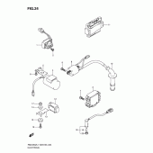Схема узла: Электрооборудование для Suzuki RMX450