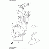 Схема вузла: Кріплення акумулятора (Sfv650Al5 E28) для Suzuki SFV650 Gladius