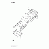 Схема узла: Заднее крыло для Suzuki GSX650