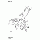 Схема узла: Рама (Model k7) для Suzuki SV650