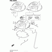 Схема вузла: Паливний бак (Gsx-R750L6 E33) для Suzuki GSX-R750