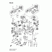 Схема вузла: Електропроводка (An400zal1 e28) для Suzuki AN400 Burgman (EU analogue of SkyWave)