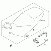 Схема узла: Сиденье для Suzuki DL1000 V-Strom