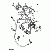 Схема узла: Спидометр (Model j/k) для Suzuki GSX-R750