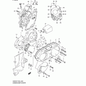 Схема вузла: Кришки картера для Suzuki AN400 Burgman (EU analogue of SkyWave)