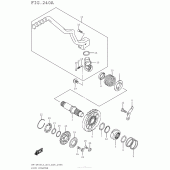 Схема узла: Кикстартер для Suzuki RM-Z450