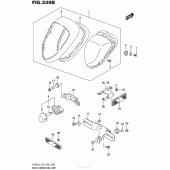Схема узла: Задний фонарь (Стоп-сигнал) (Vl800L5 E33) для Suzuki VL800 Boulevard C50