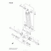 Схема вузла: Важіль прогресії для Suzuki DR200 DR200SE