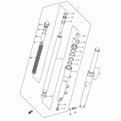 Схема вузла: Передня вилка (Model k5) для Suzuki VS800 Boulevard S50