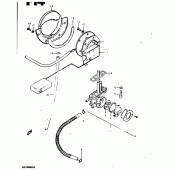 Схема узла: Топливный кран для Suzuki GS1000