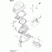 Схема вузла: Speedometer (Vl800Tl3 E33) для Suzuki VL800 Boulevard C50C