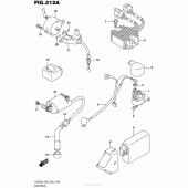 Схема вузла: Електроустаткування для Suzuki LS650 Boulevard S40