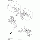 Схема узла: Подножки для Suzuki VZ800 Boulevard M50