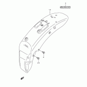 Схема узла: Заднее крыло для Suzuki VS800 Intruder 800