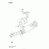 Схема вузла: Система вентиляції бензобака (An650L3 E33) для Suzuki AN650 Burgman (EU analogue of SkyWave)