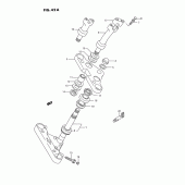 Схема узла: Рулевая траверса (Model s) для Suzuki VS1400 Intruder 1400