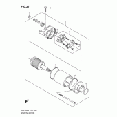 Схема вузла: Електричний стартер для Suzuki GSX-R750