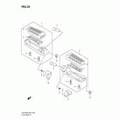 Схема узла: Подножки для Suzuki UX125 Sixteen