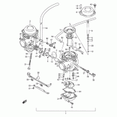 Схема вузла: Карбюратор (Model s) для Suzuki GS500