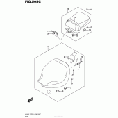 Схема вузла: Seat (Vl800L7 E33) для Suzuki VL800 Boulevard C50