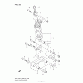 Схема вузла: Важіль прогресії (E28) для Suzuki GSX-R750