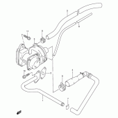 Схема узла: Система индукции воздуха (E18) для Suzuki DR650 DR650SE
